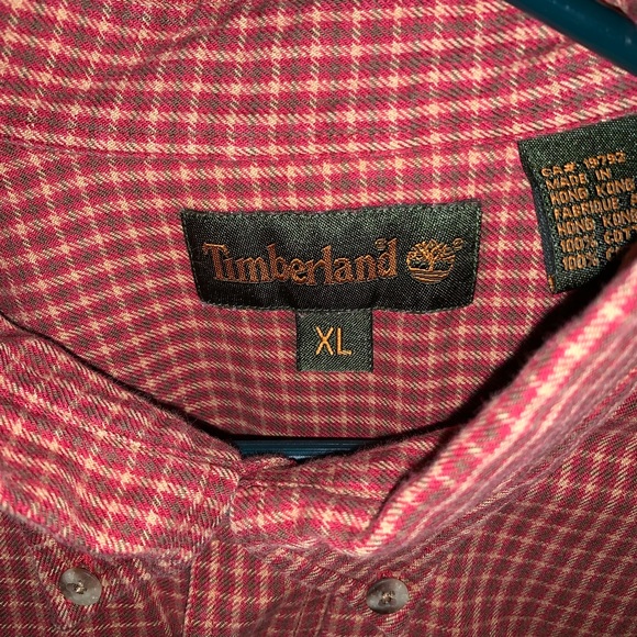 Timberland Plaid Dress Shirt XL - Picture 2 of 3